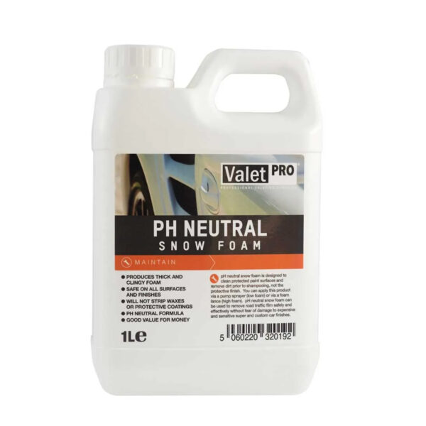Valet Pro pH Neutral Snow Foam: Uitstekende Pre-Wash voor Grondige Reiniging