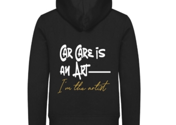 Zwarte Hoodie Met Quote – Car Care is an Art – Im the Artist