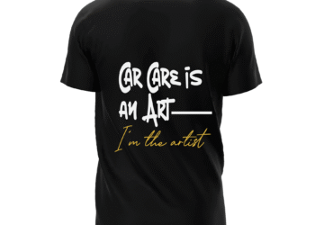 Zwart T-Shirt Met Quote – Car Care is An Art – I’m the Artist